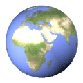 Spinning Earth: click to choose language